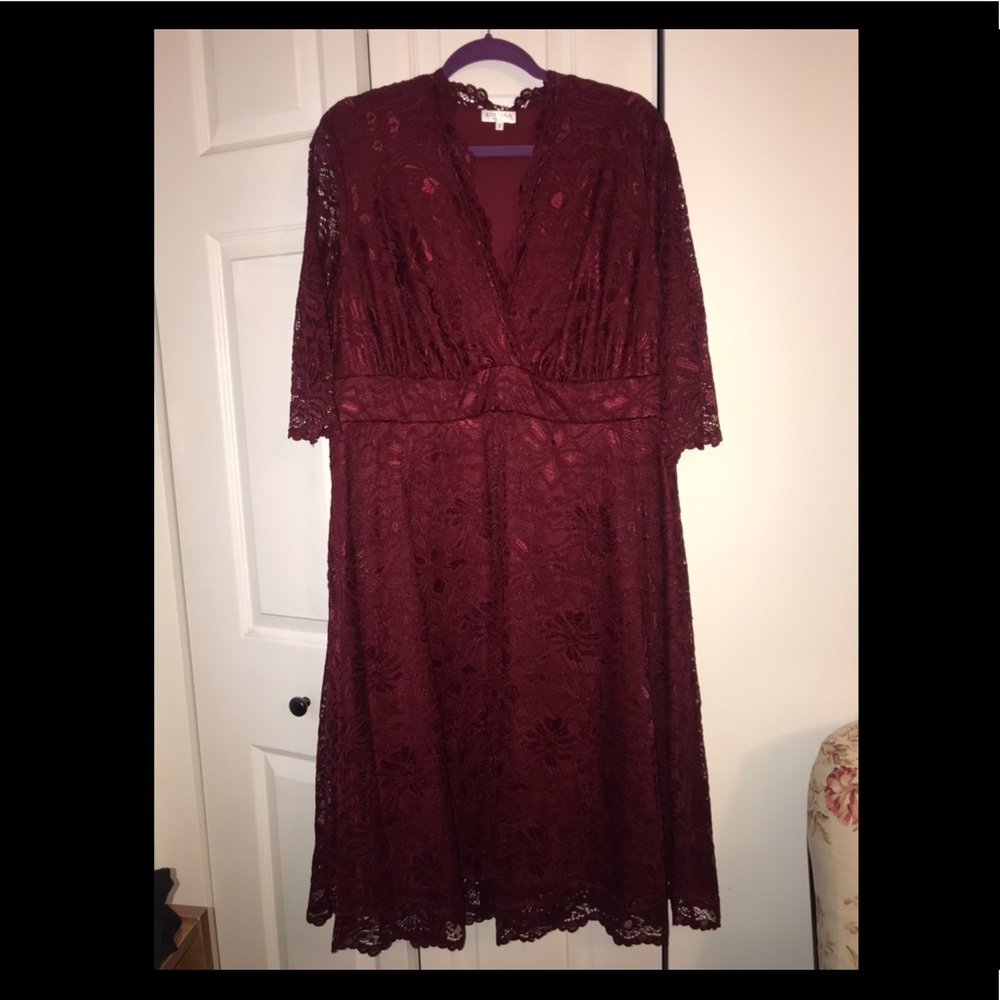 Kiyonna Mademoiselle Lace Cocktail Dress